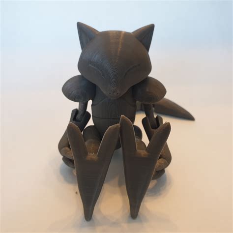STL file Articulated Pokemon Abra ・3D printable model.
